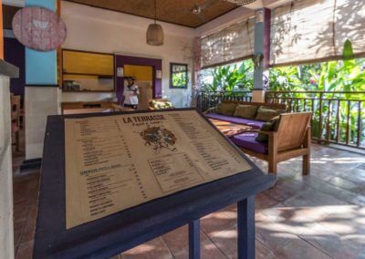 French and Indonesian cuisines at La terrasse