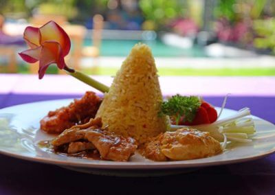 French and Indonesian cuisines at La terrasse